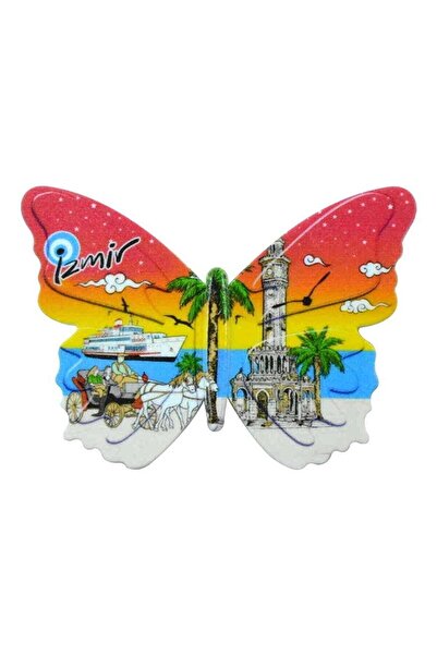 ella'nın çarşısı Magnet Izmir Buzdolabı Magneti.