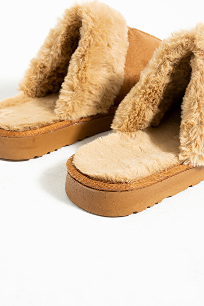 star shoes Κλασικές γούνινες γυναικείες παντόφλες σπιτιού