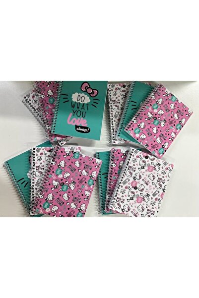 Mynote Blocnotes Hello Kitty 12 bucăți A6 80 coli. în dungi