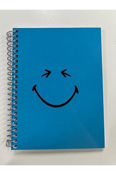Mynote Smiley Notebook A6 80ypStriped