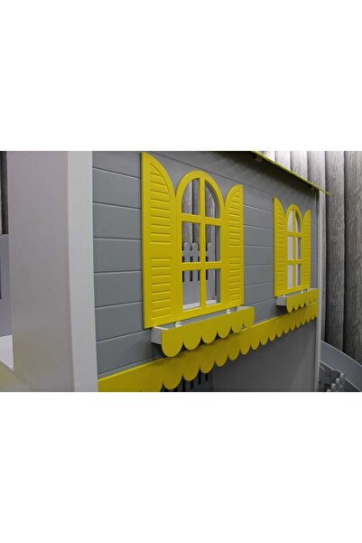 bebetu mobilya Alaçatı Kaydıraklı Yavru Yataklı Ranza