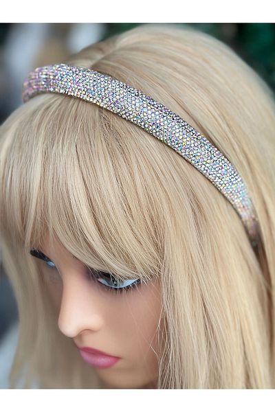 QUEEN AKSESUAR Trend fashion crystal bright janjanli holgoram row stoned with bombed bulging high wide crown women's crown