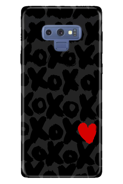 senada Samsung Galaxy Note 9 Uyumlu Kılıf Desenli Baskılı Silikon XOXO