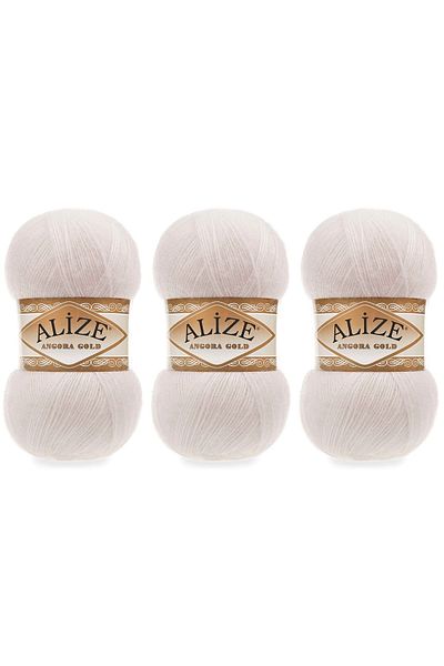 Alize Νήματα πλεξίματος χειρός Angora Gold 100 Gr 3 ΤΕΜ