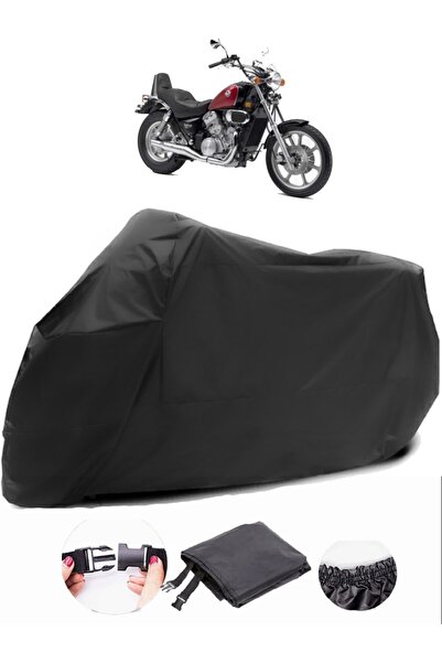 AutoZEL كاواساكي VN 750 فولكان أسود للدراجات النارية القماش المشمع مقاوم للماء