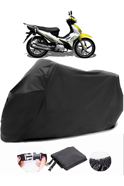 AutoZEL Arora AR 100-B متوافق مع القماش المشمع الأسود للدراجات النارية المقاو...