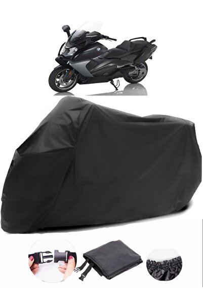 AutoZEL قماش مشمع مقاوم للماء باللون الأسود للدراجات النارية BMW C 650 GT