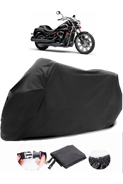 AutoZEL كاواساكي VN 900 - دراجة نارية سوداء مقاومة للماء