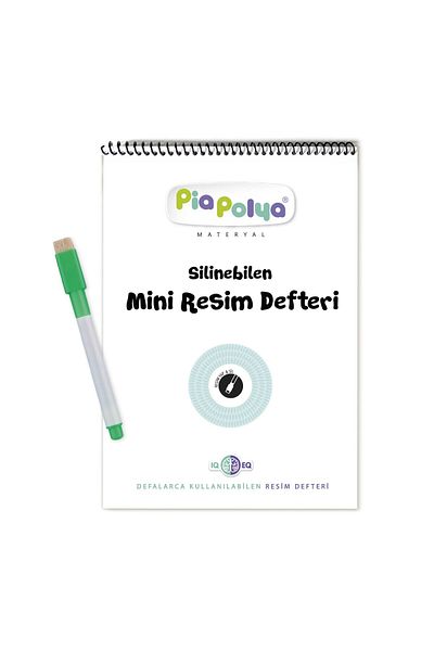 piapolya Erasable Mini Art Book and Black Pen |   Ballpoint Notebook |   1Pc Wiping Black Pen