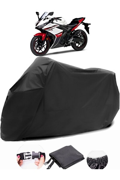 AutoZEL ياماها YZF R25 قماش مشمع أسود للدراجات النارية مقاوم للماء