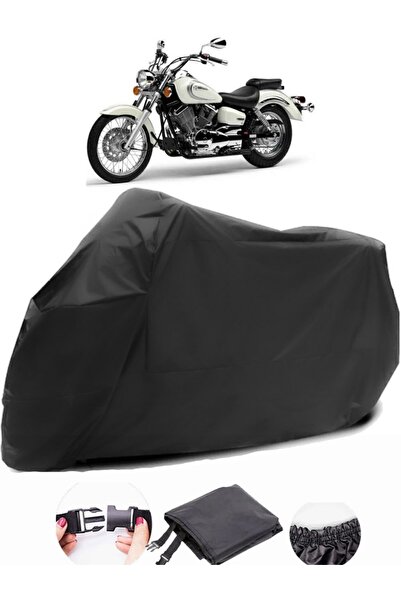 AutoZEL ياماها XVS 250 دراج ستار أسود للدراجات النارية من القماش المشمع المقا...