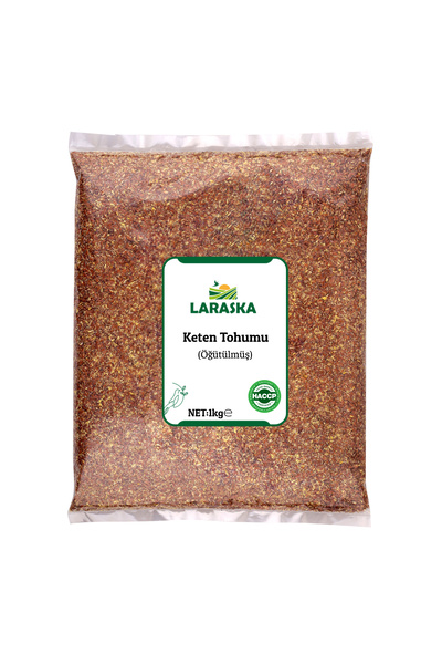 Laraska Keten Tohumu Öğütülmüş 1kg- Taze Çekim - Milled Brown Flaxseed 1kg