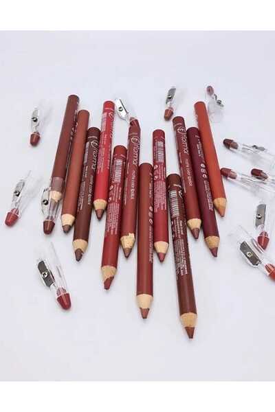 BELLA group أحمر الشفاه Flormar Matte Color Lipstick Jumbo Pencil مقاوم للماء