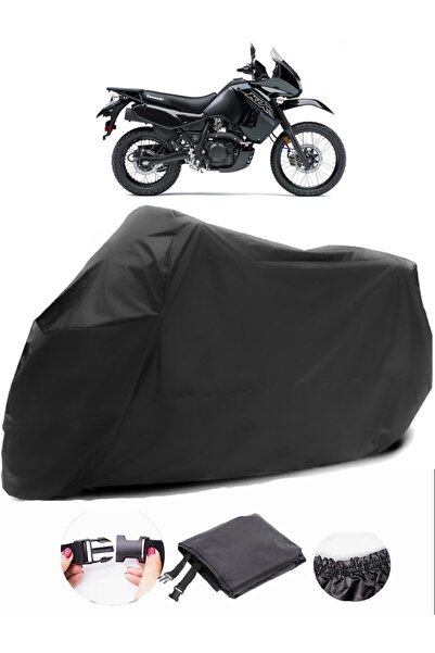 AutoZEL كاواساكي KLR 650 قماش مشمع أسود للدراجات النارية مقاوم للماء