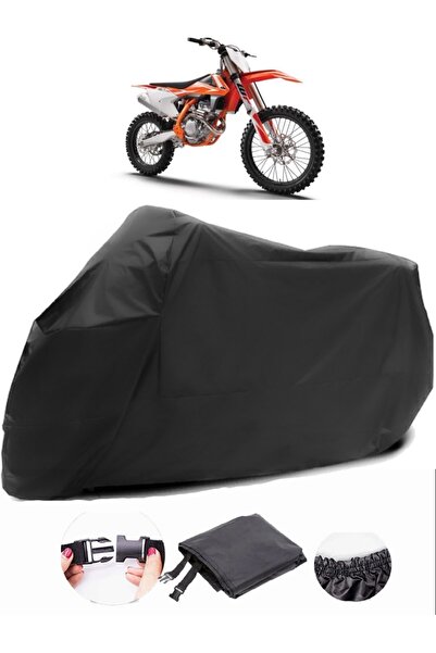 AutoZEL KTM 250 SXF قماش متين ومقاوم للماء باللون الأسود للدراجات النارية