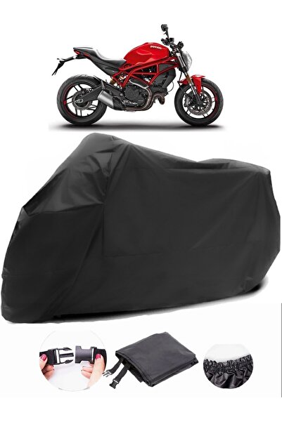 AutoZEL دوكاتي مونستر 797 متوافق مع القماش المشمع الأسود للدراجات النارية الم...