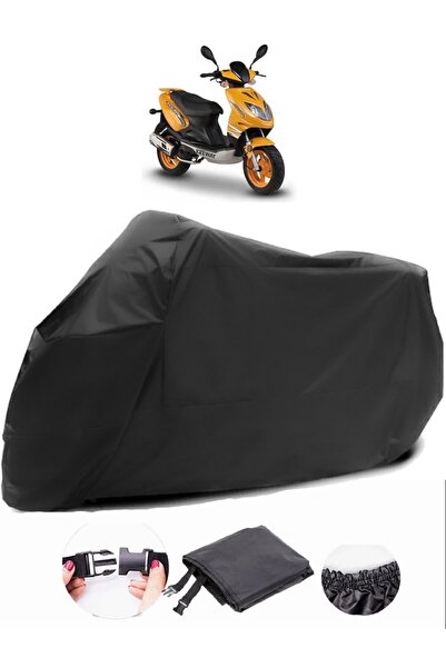 AutoZEL Keeway Focus 150 قماش مشمع أسود للدراجات النارية مقاوم للماء