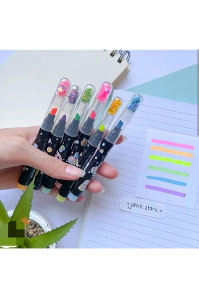 NaSaDAN Star Sequin 6-Piece Highlighter Set