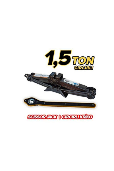 Oskar Araba Kaldırma Oto Krikosu 1.5 Ton Makas Cırcır Otomatik Krikosu / PM-F...