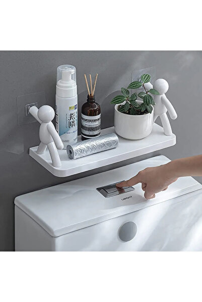 KOZART Kendinden Yapışkanlı Craft Banyo Rafı Tarz Baharatlık Rafı Organizer D...