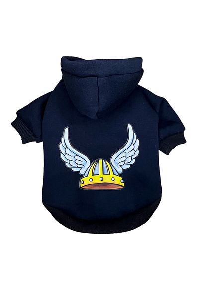 PetiliDünya Angel sweat Hooded Sweatshirt Dog suit Cat Outfit - patterned hoodie