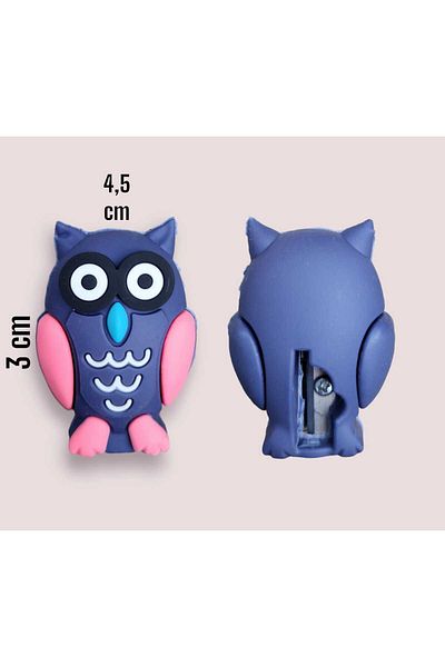 Rota Hediyelik New Owl Model Pencil Sharpener Pencil Opener 1 Piece Stationery Gift