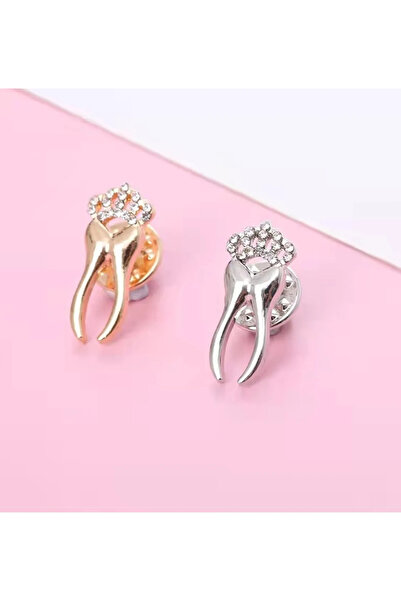 ttoysworld Doktor - Hemşire Aksesuar Aksesuar Broş Yaka Iğnesi 2 Li Set dişci hediyelik