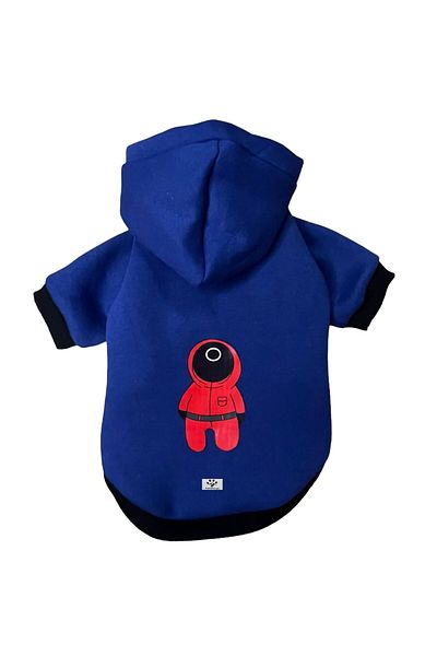PetiliDünya Squid Game figure hoodie Cat & Dog Apparel Sweatshirt 100% cotton