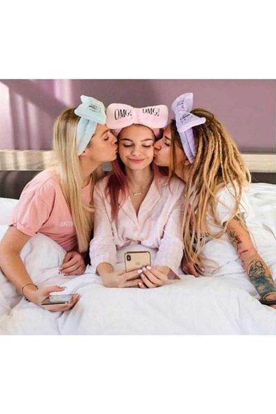 Rota Hediyelik Omg Women &Apos; S Plush Spa Makeup Headband, Bridge to Be