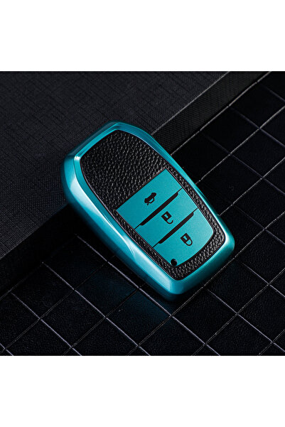 AYCANSTORE Husă Tpu pentru telecomandă Toyota cu 3 butoane (verde)