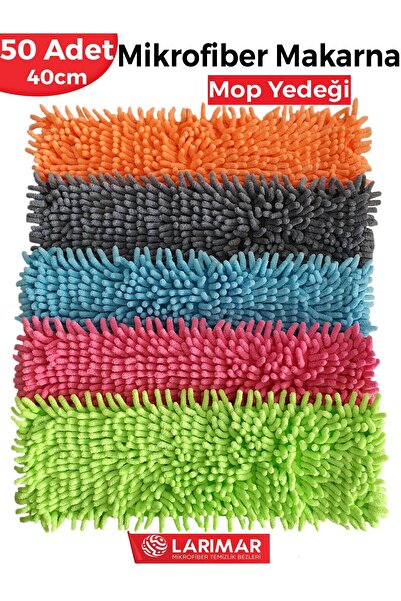 Larimar 50 bucăți mop pentru paste, mop de înlocuire din microfibră, cârpe de...