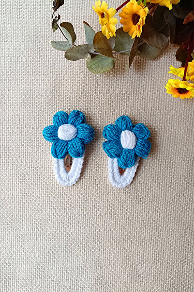 D&D CONCEPT Κλιπ μαλλιών Papatya - Αξεσουάρ μαλλιών για κορίτσια σε λευκό χρώ...