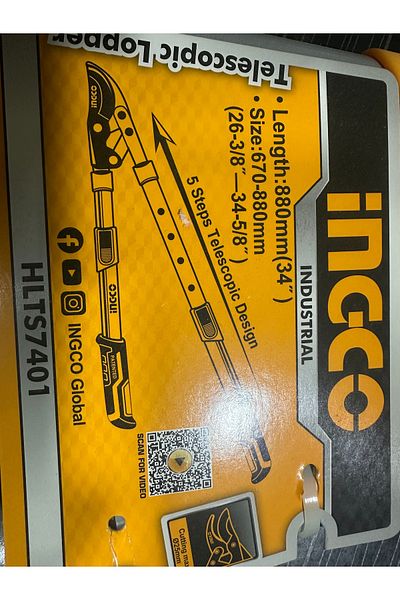 Ingco TELESCOPIC BUDDING SCISSOR 880MM 34''