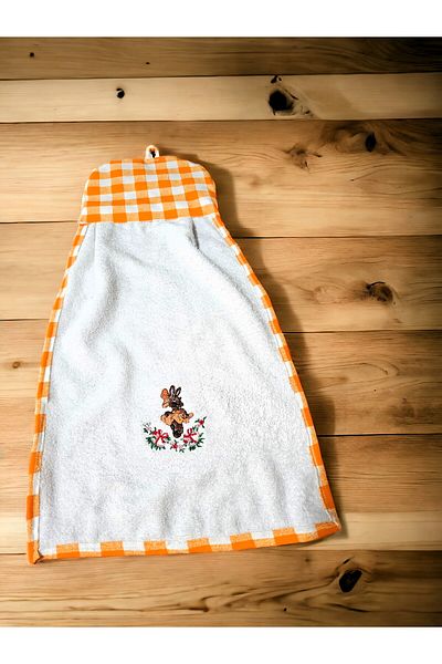 shules collection Evil Eye Bead Embroidered, Carefree Fabric, Set of 5 (OVEN CLOTH, ORGANIZER, BREADBACK, TOWEL, POTTACH)