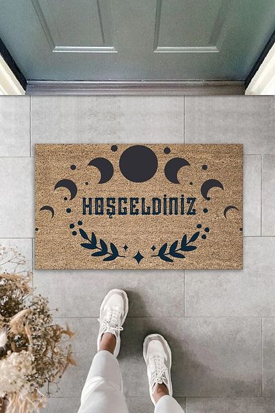 Pazarova Digital Printing Decorative Welcome Decorative Door Mat K-7040