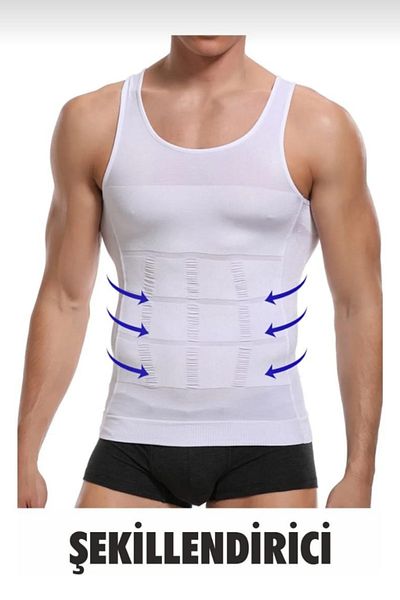 FF FİT FORM GİYİM Male Athlete Corset Waist Chest Belly Gynecomastia Enhancer Firming Helps Upright Posture