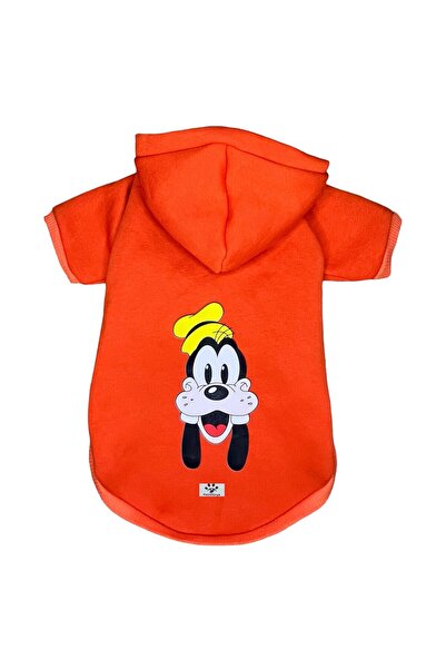 PetiliDünya Goofy disney Kapişonlu Polar Sweatshirt Köpek Ve Kedi Kıyafeti & Elbisesi