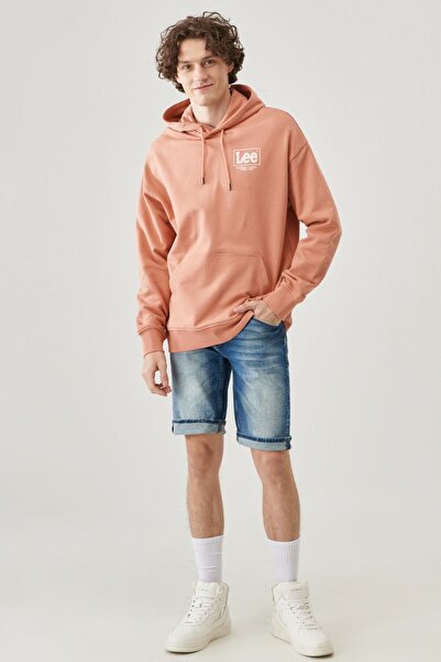 Lee Regular Fit Comfortable Cut 100% Cotton Hooded Sweatshirt