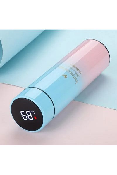 hediyeconcepti 500ml Stainless Steel Thermos & Flask with LCD Temperature Indicator