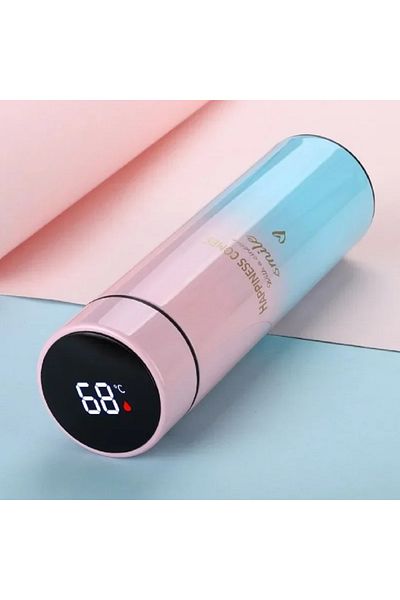 hediyeconcepti 500ml Stainless Steel Thermos & Flask with LCD Temperature Indicator
