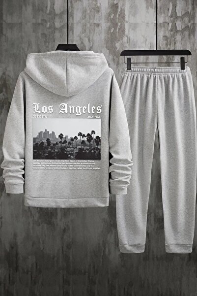 DAXİS Sportwear Company Set de trening unisex cu glugă imprimat