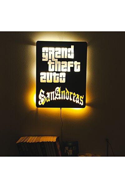 FOREVHOME GTA San Andreas Led Işıklı Tablo