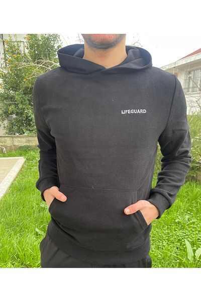 SOLENROSA Hanorac cu glugă brodat LIFEGUARD