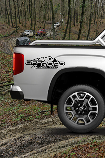 STİCKERCI BEY 2 PIECES 4×4 OFF ROAD PICK UP STICKER SET