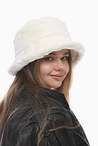 Makro Optik Rabbit Feather Bucket Plush Hat