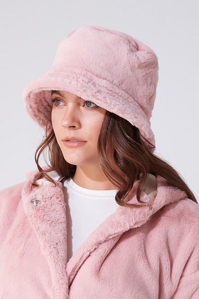Makro Optik Rabbit Feather Bucket Plush Hat