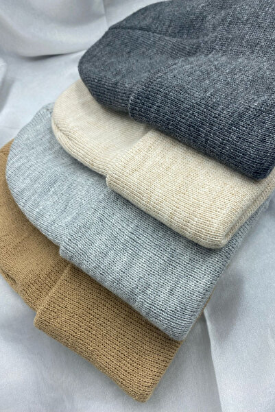 KISCHE Unisex Men's Women's Flexible Folded Basic Domestic Production 4-Piece Colorful Beret