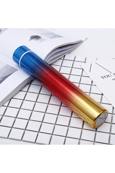 hediyeconcepti ترمس وقارورة من الفولاذ المقاوم للصدأ مقاومة للحرارة بتصميم عصا سعة 260 مل