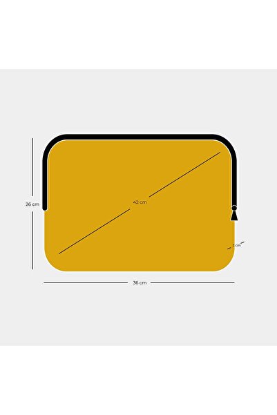 BOOMSBAG Macbook Air/pro Ultrabook 13-14 Inç Uyumlu Su Geçirmez Fermuarlı Darbe Önleyici Notebook Çantası