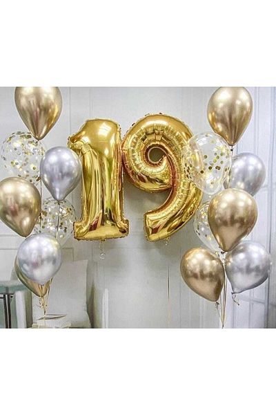 DÜVENCİ TİCARET 19 Years Old Balloon Set